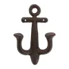 Rustic Anchor Wall Hook for Nautical Decor and Organization