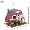 Retro Camper Birdhouse - Vintage-Style Trailer for Garden Decor