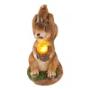 Squirrel Solar Garden Statue