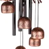 26" Bronze Cats Wind Chimes