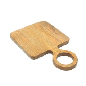 Handmade Wooden Cutting Cheese Board (Option: YELLOW)