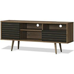 Modern TV Stand with 3 Shelves Storage Drawer (SKU: HW63443)